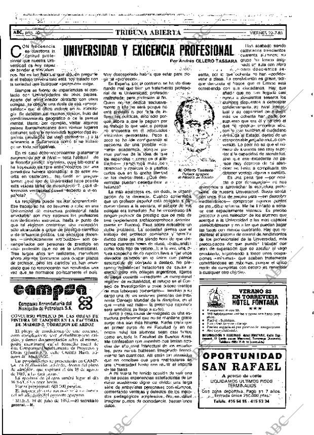 ABC MADRID 22-07-1983 página 40