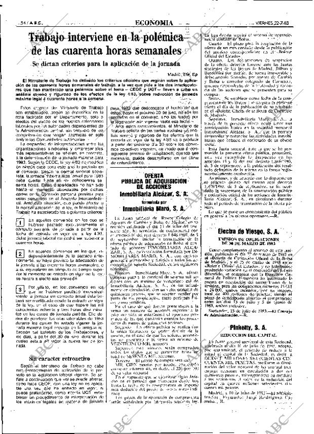 ABC MADRID 22-07-1983 página 54