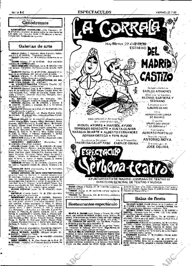 ABC MADRID 22-07-1983 página 66