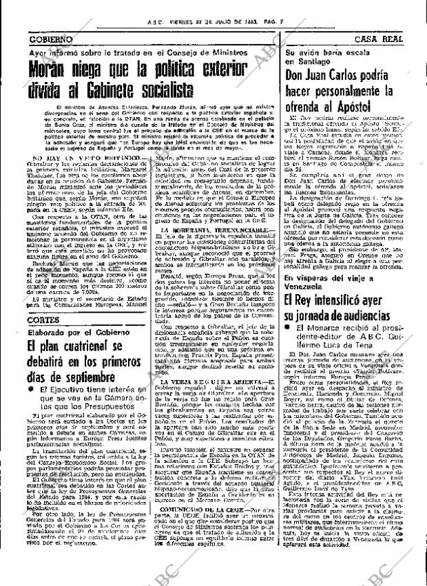 ABC SEVILLA 22-07-1983 página 15