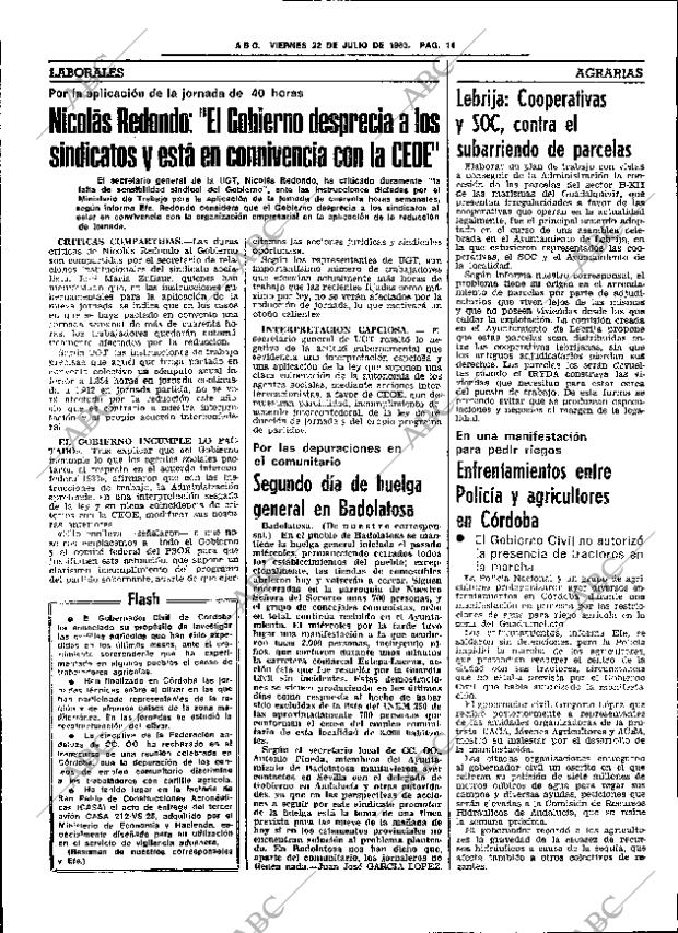 ABC SEVILLA 22-07-1983 página 22