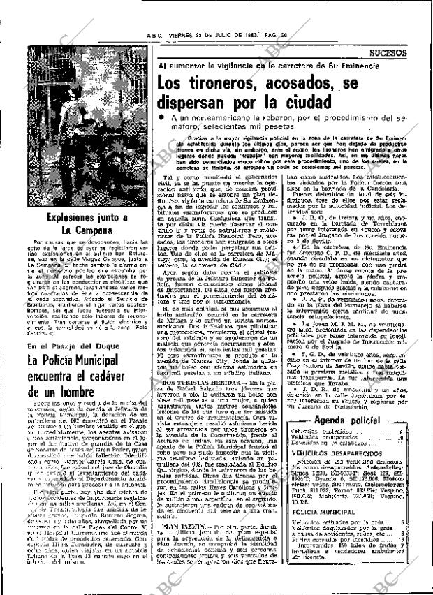 ABC SEVILLA 22-07-1983 página 28
