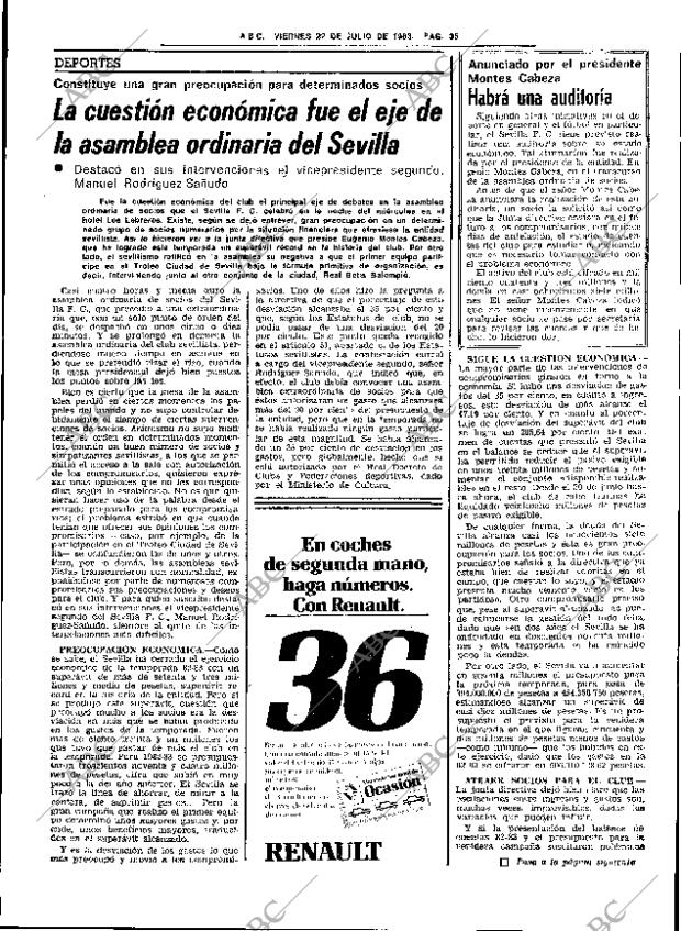 ABC SEVILLA 22-07-1983 página 43