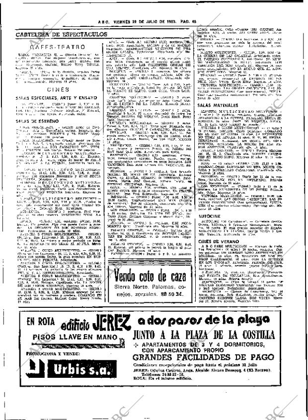 ABC SEVILLA 22-07-1983 página 54