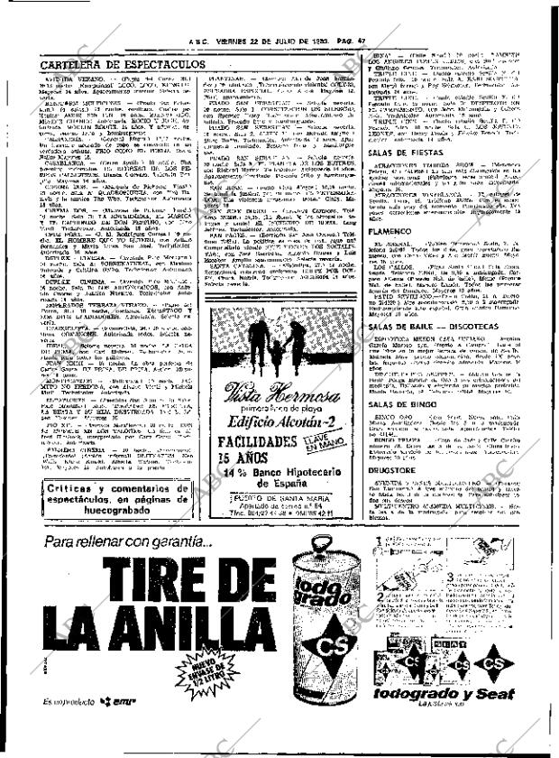 ABC SEVILLA 22-07-1983 página 55
