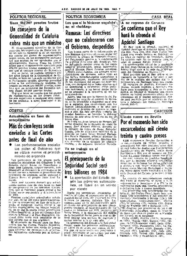 ABC SEVILLA 23-07-1983 página 15