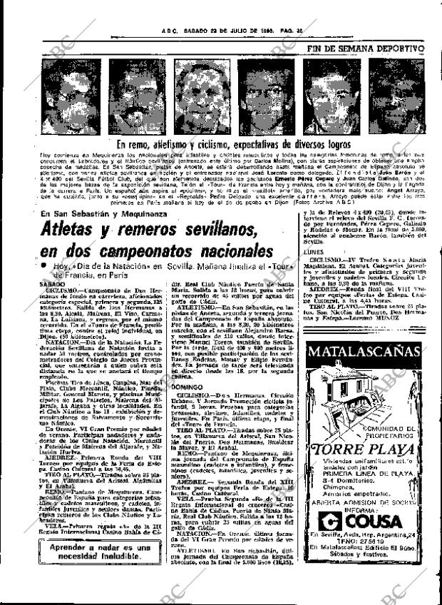 ABC SEVILLA 23-07-1983 página 43