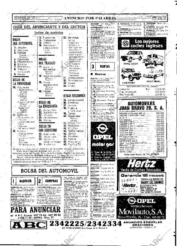 ABC MADRID 24-07-1983 página 63