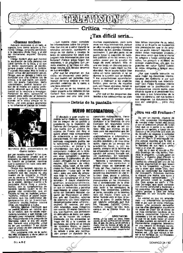 ABC MADRID 24-07-1983 página 84