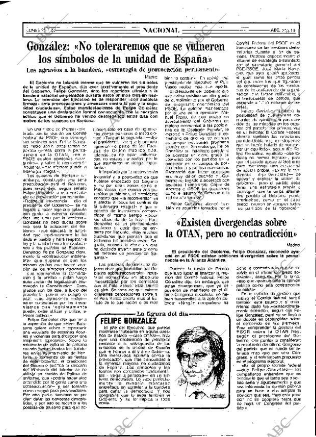 ABC MADRID 25-07-1983 página 15