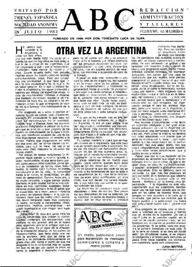 ABC MADRID 26-07-1983 página 3