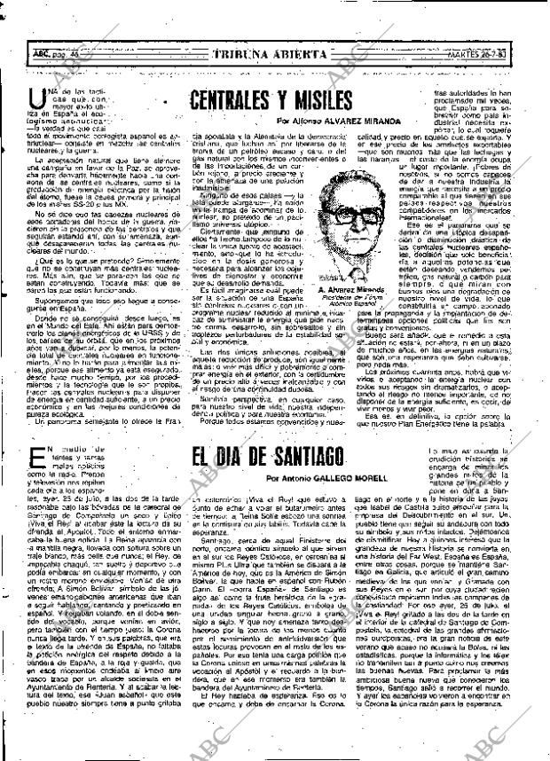 ABC MADRID 26-07-1983 página 46
