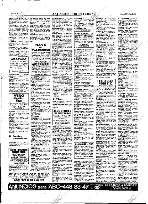 ABC MADRID 26-07-1983 página 68