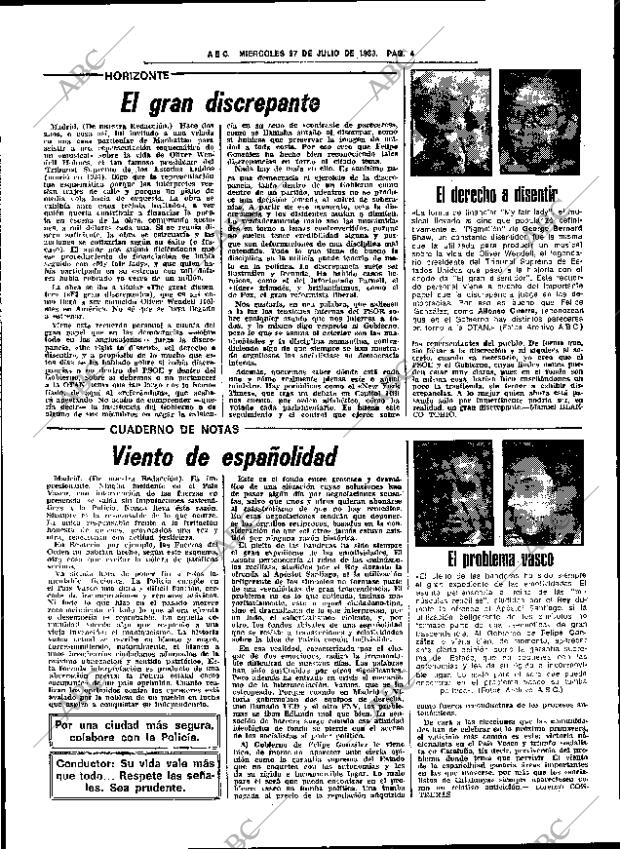 ABC SEVILLA 27-07-1983 página 14