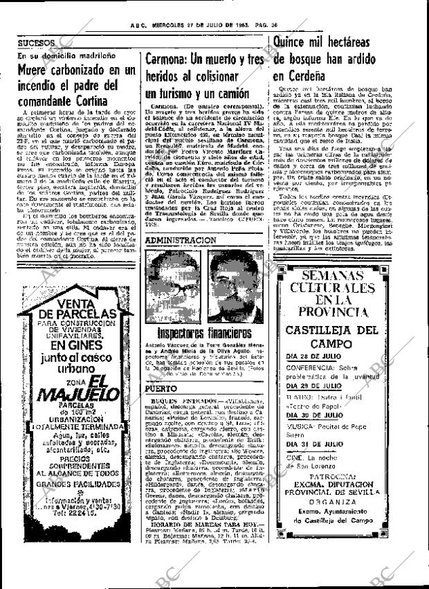 ABC SEVILLA 27-07-1983 página 46