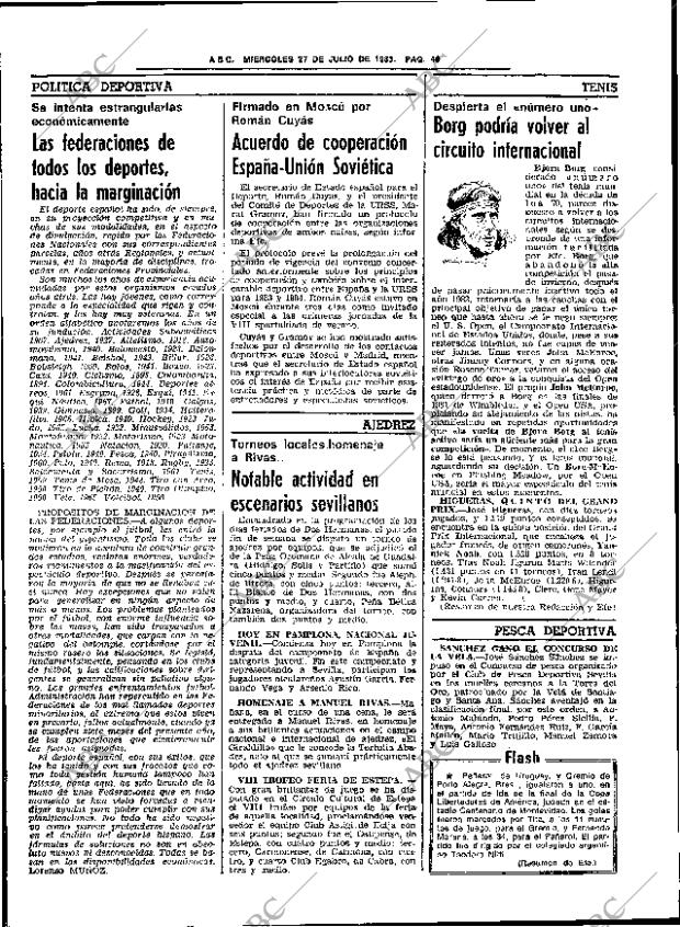 ABC SEVILLA 27-07-1983 página 50