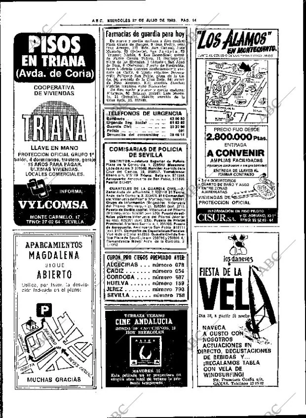 ABC SEVILLA 27-07-1983 página 54