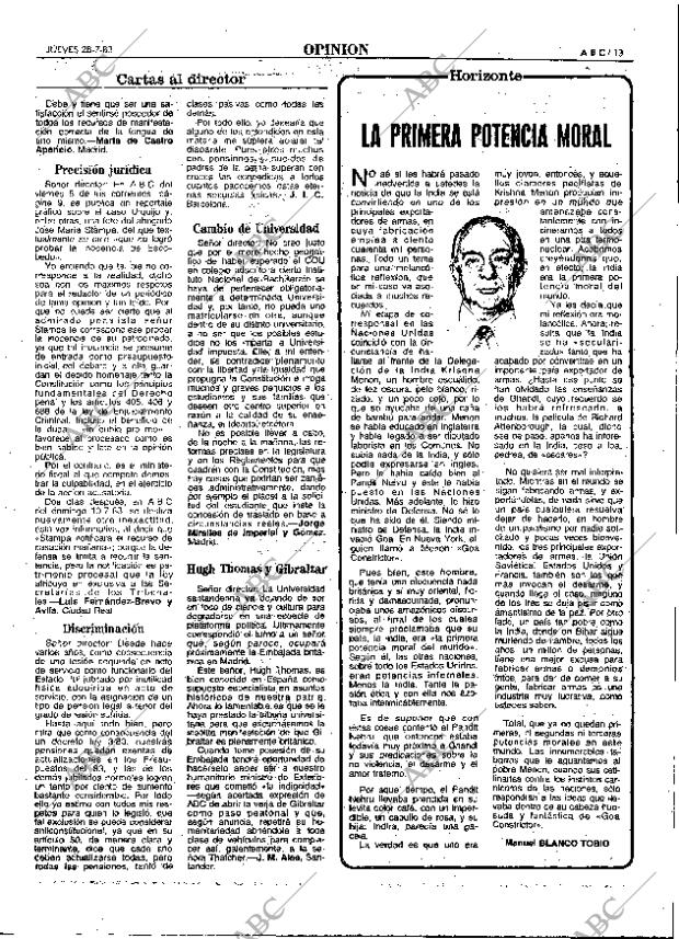 ABC MADRID 28-07-1983 página 13