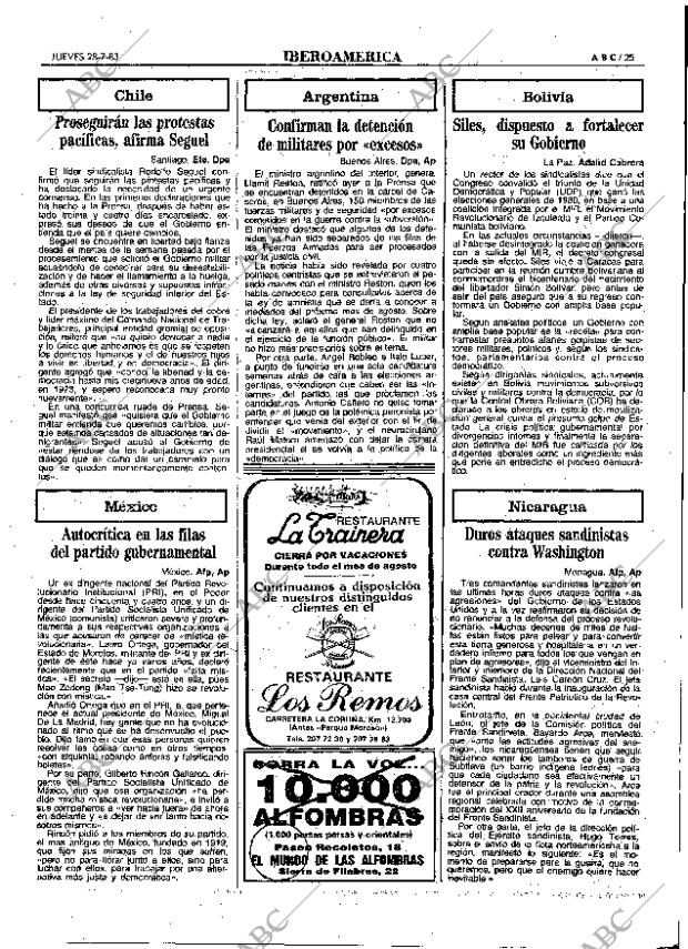ABC MADRID 28-07-1983 página 25
