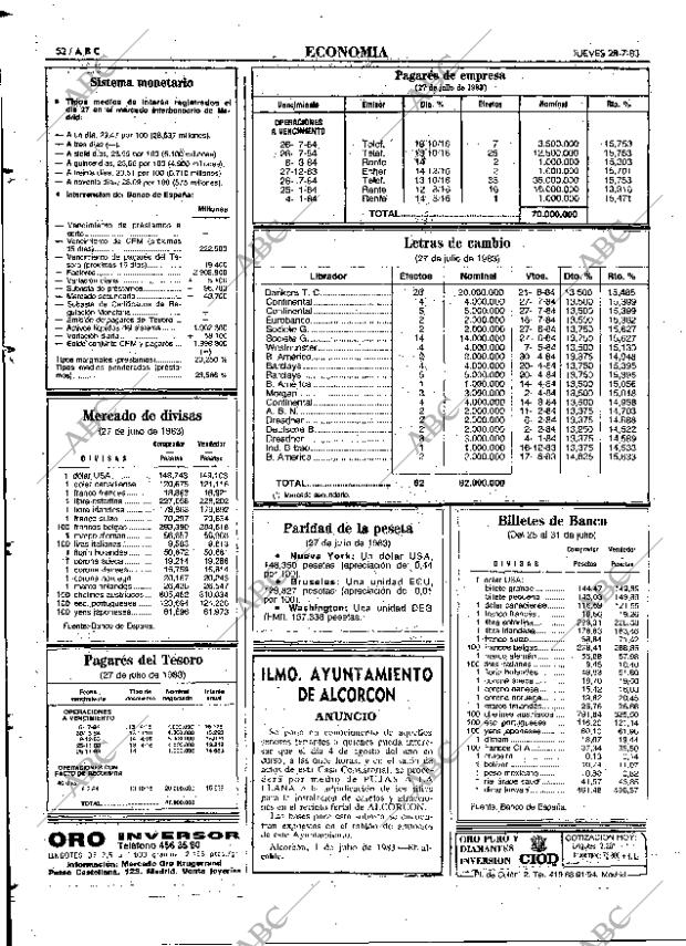 ABC MADRID 28-07-1983 página 52