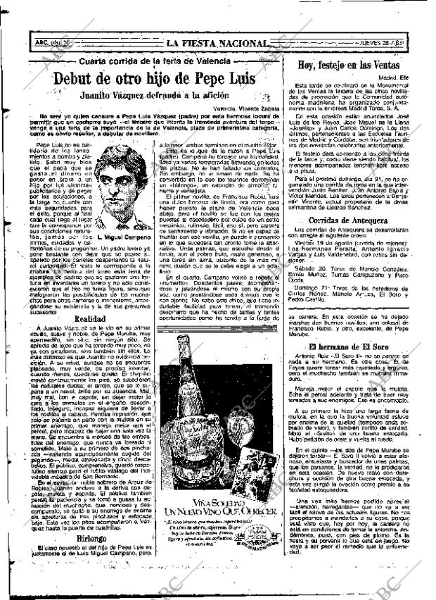 ABC MADRID 28-07-1983 página 58