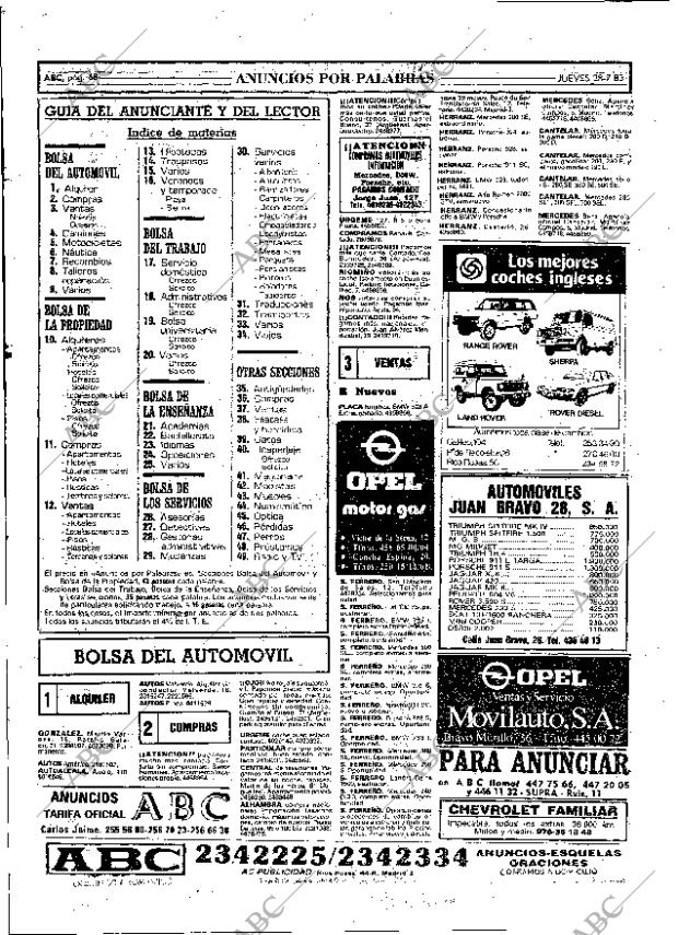 ABC MADRID 28-07-1983 página 68