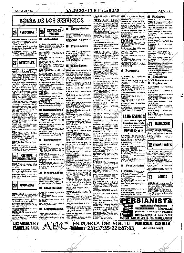 ABC MADRID 28-07-1983 página 75