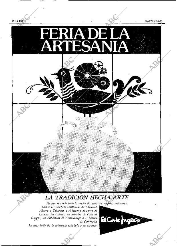 ABC MADRID 02-08-1983 página 10