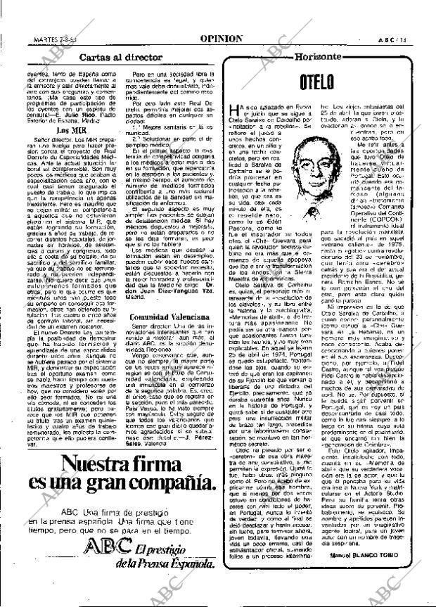 ABC MADRID 02-08-1983 página 13