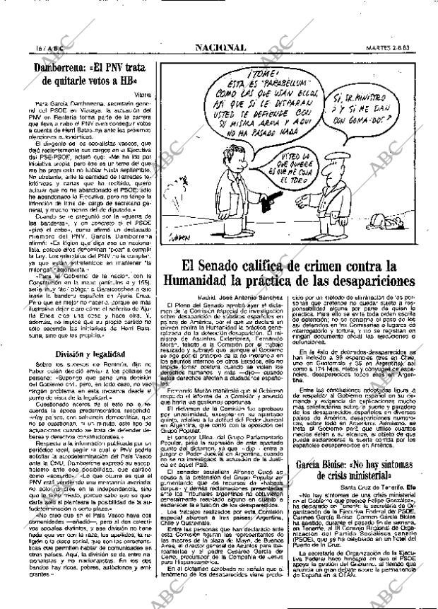ABC MADRID 02-08-1983 página 16