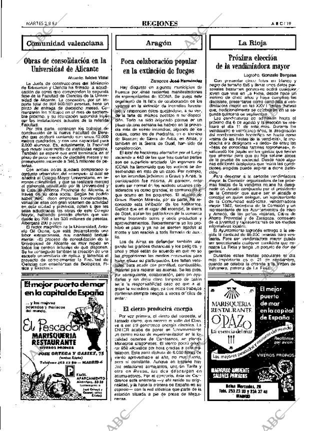 ABC MADRID 02-08-1983 página 19