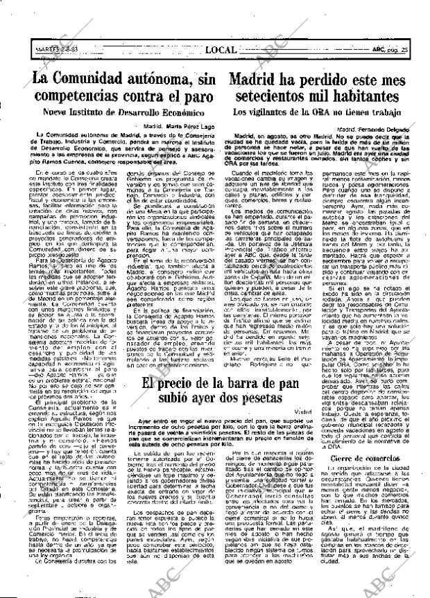ABC MADRID 02-08-1983 página 25