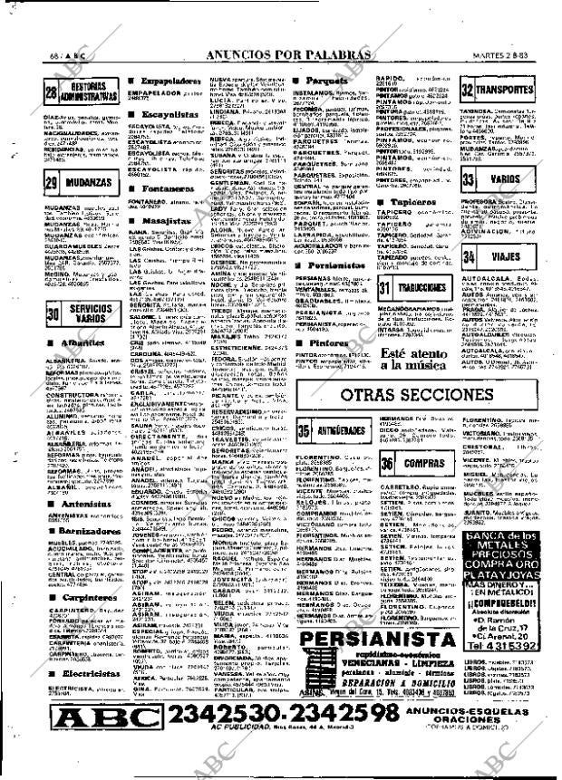 ABC MADRID 02-08-1983 página 68