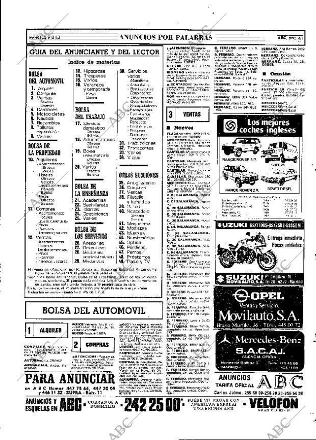 ABC MADRID 09-08-1983 página 61