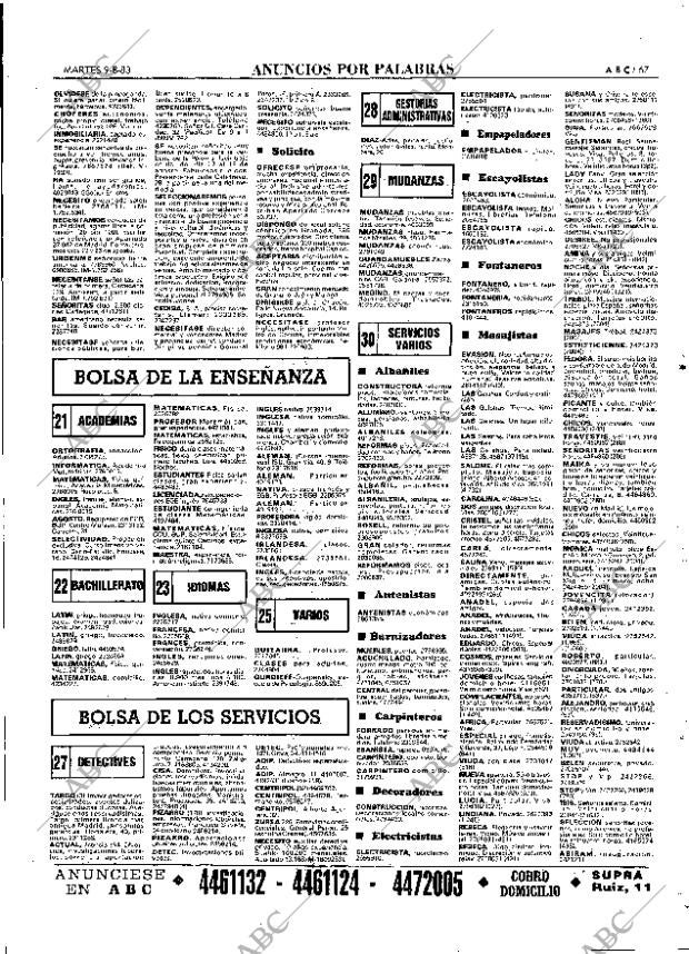 ABC MADRID 09-08-1983 página 67