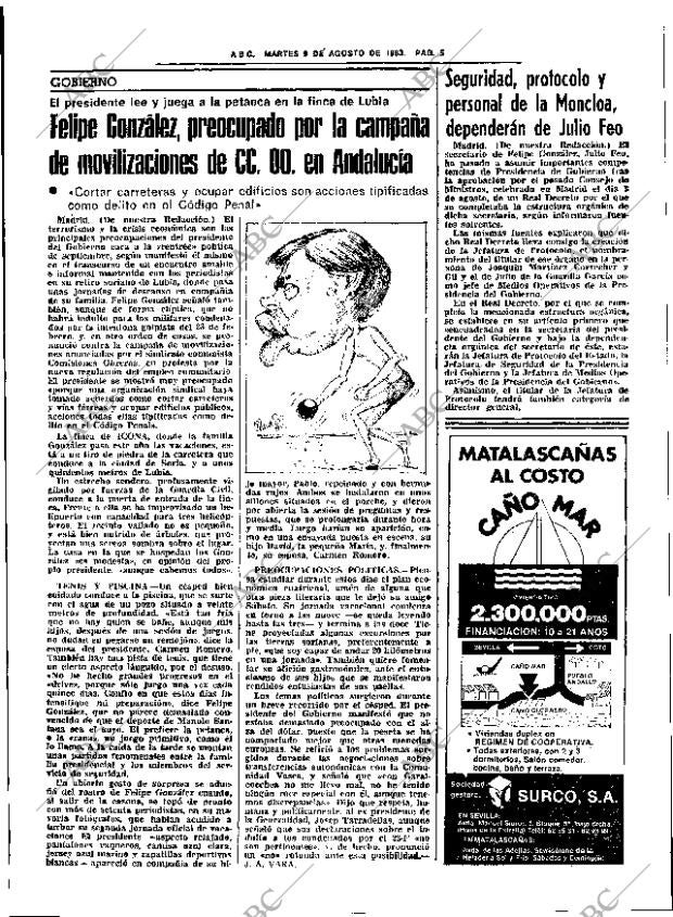 ABC SEVILLA 09-08-1983 página 17