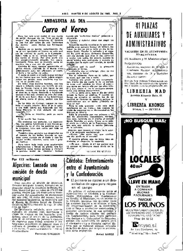 ABC SEVILLA 09-08-1983 página 21