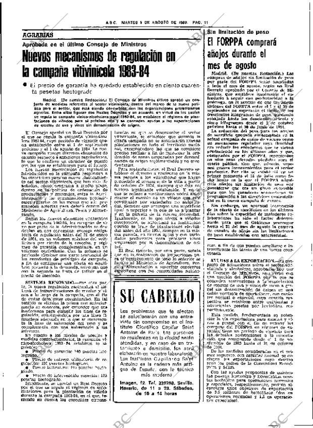 ABC SEVILLA 09-08-1983 página 23