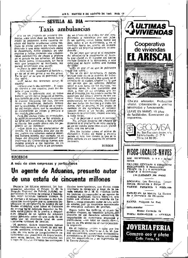 ABC SEVILLA 09-08-1983 página 29