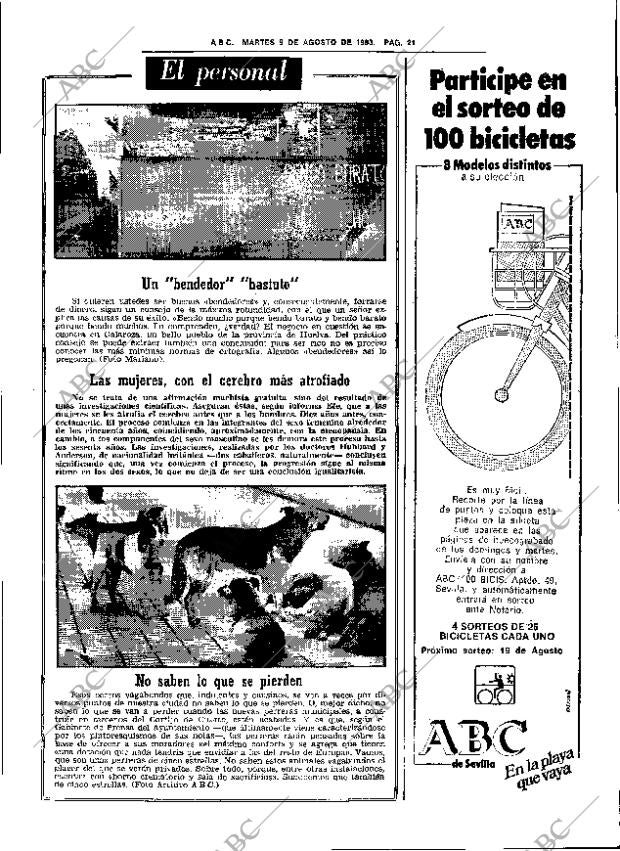 ABC SEVILLA 09-08-1983 página 33