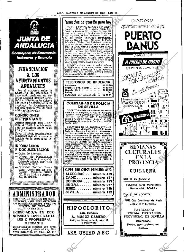 ABC SEVILLA 09-08-1983 página 50