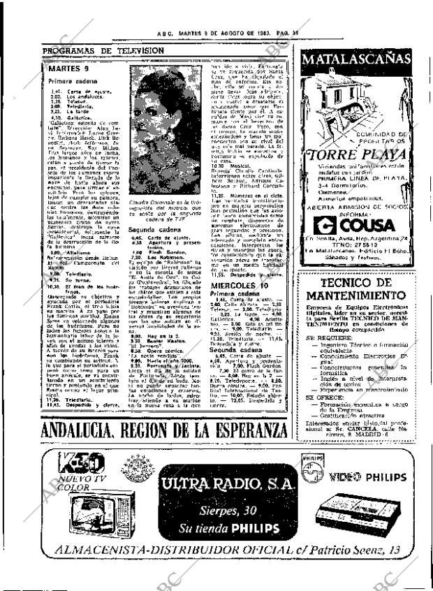 ABC SEVILLA 09-08-1983 página 51