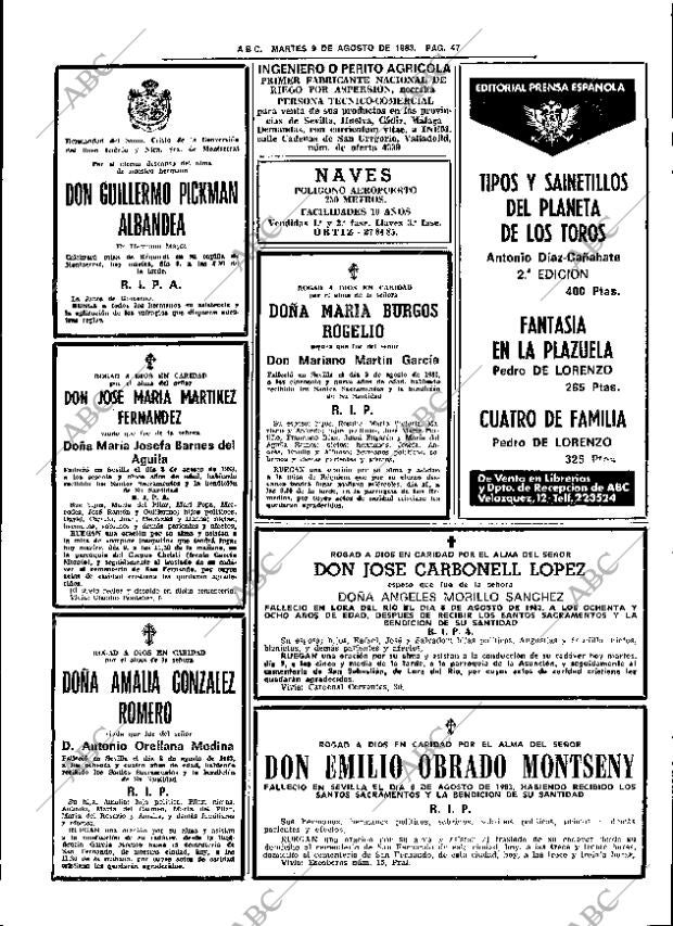 ABC SEVILLA 09-08-1983 página 59