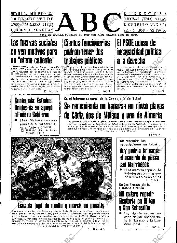 ABC SEVILLA 10-08-1983 página 13