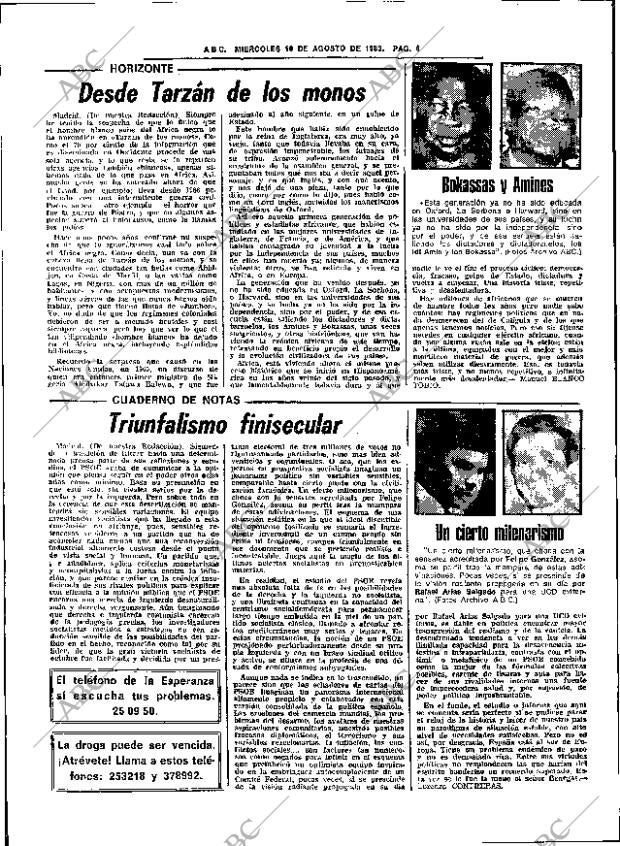 ABC SEVILLA 10-08-1983 página 16