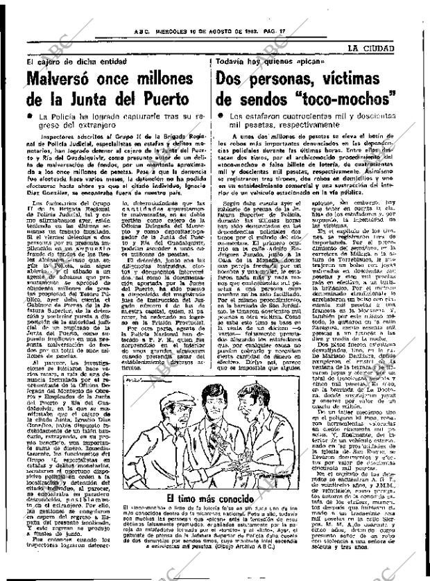 ABC SEVILLA 10-08-1983 página 29