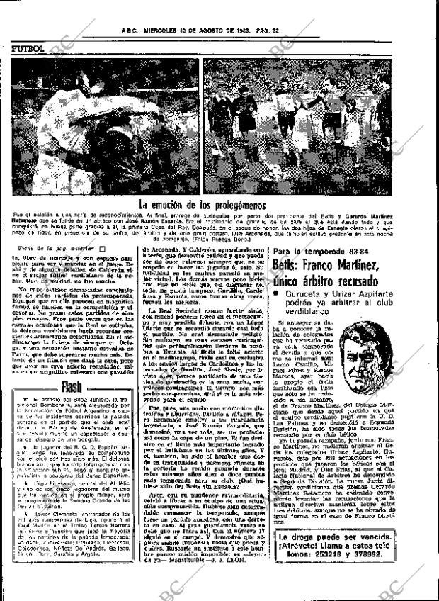 ABC SEVILLA 10-08-1983 página 44