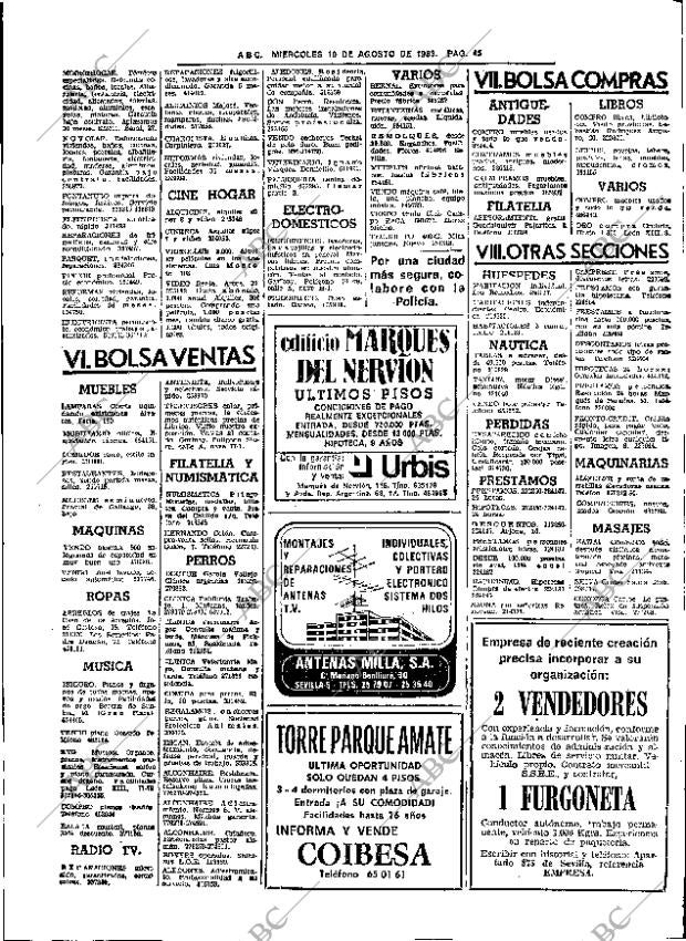 ABC SEVILLA 10-08-1983 página 57