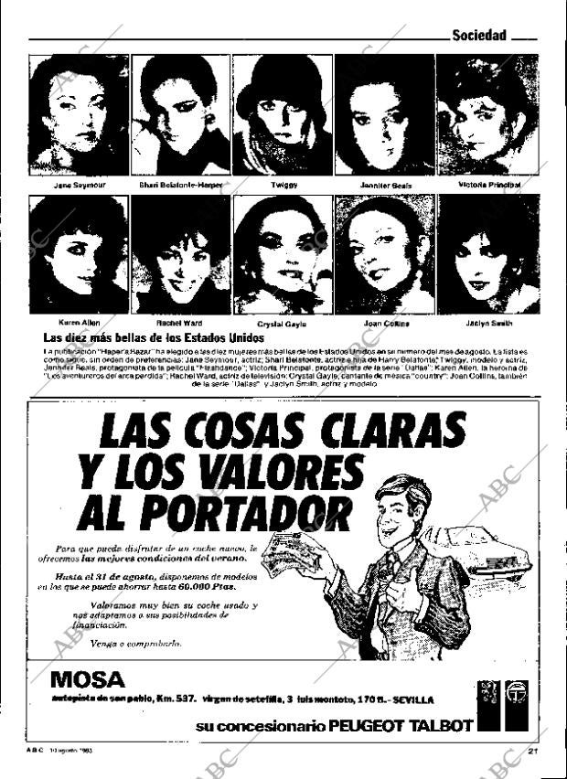 ABC SEVILLA 10-08-1983 página 69