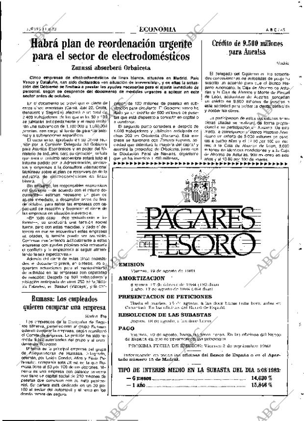 ABC MADRID 11-08-1983 página 45